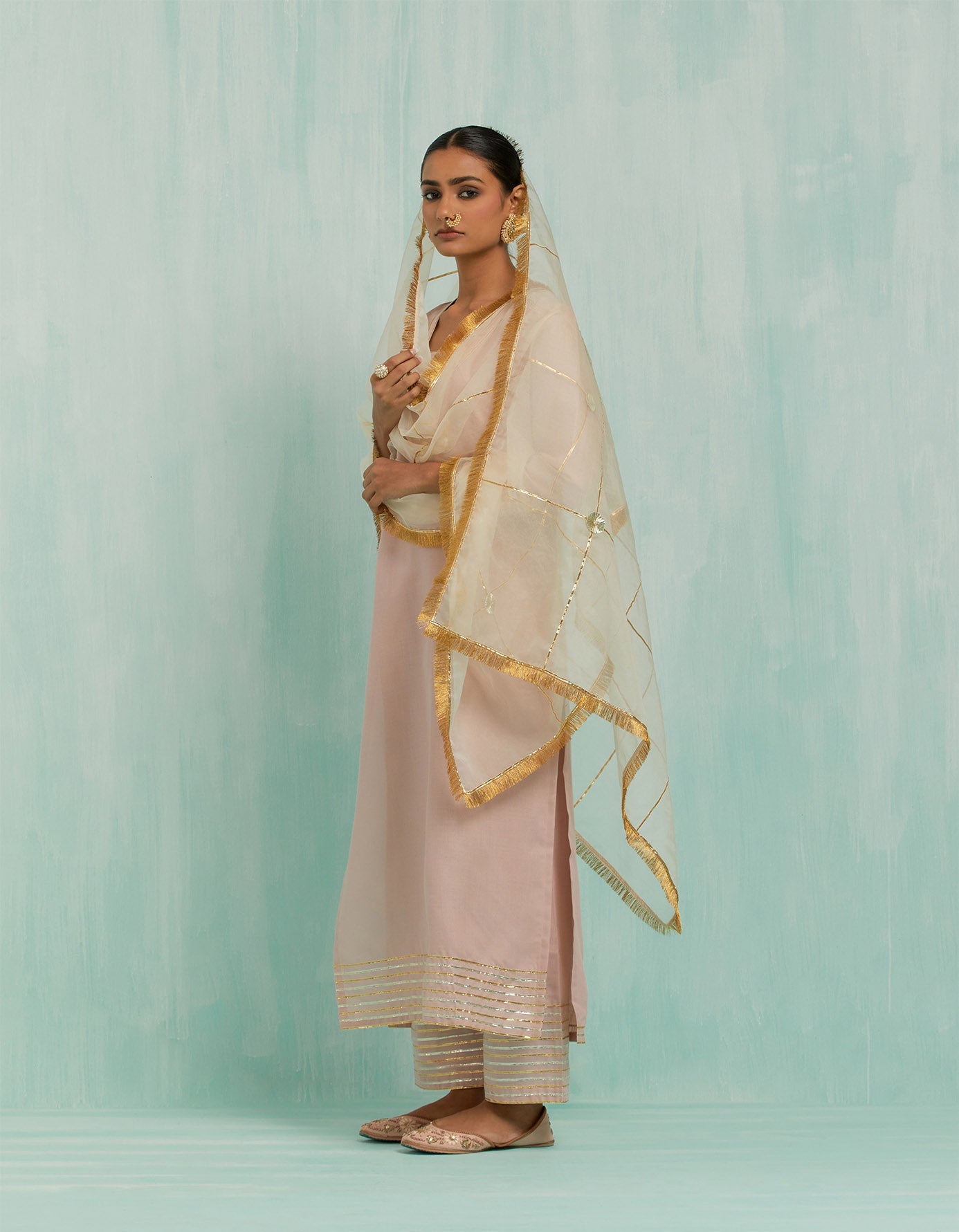 KURTA PANT DUPATTA SET