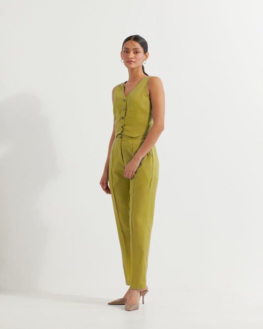 Lime Green Anne Co-ord Set (Set of 2)