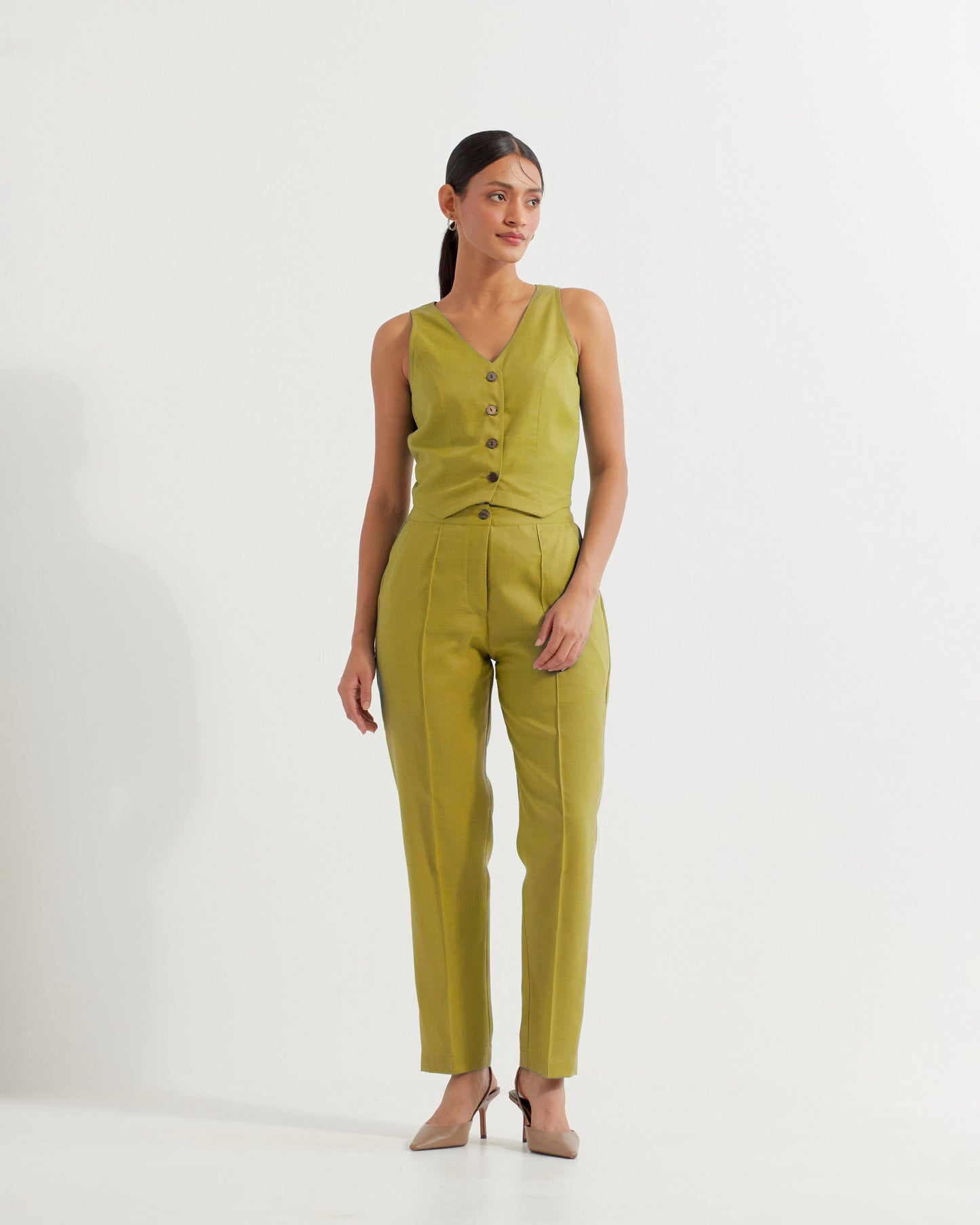Lime Green Anne Vest