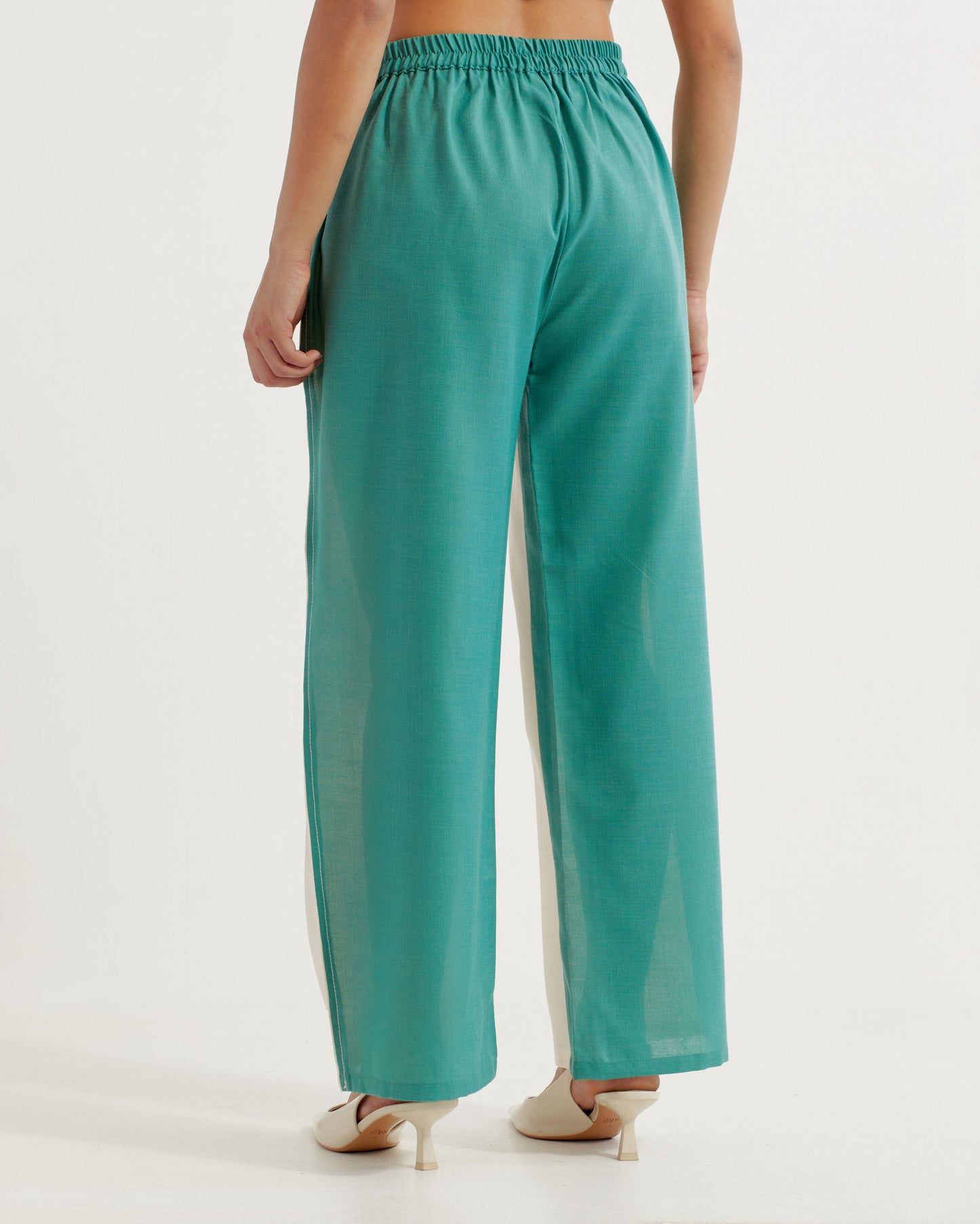 White/Green Caroline Co-ord Set (Set of 2)