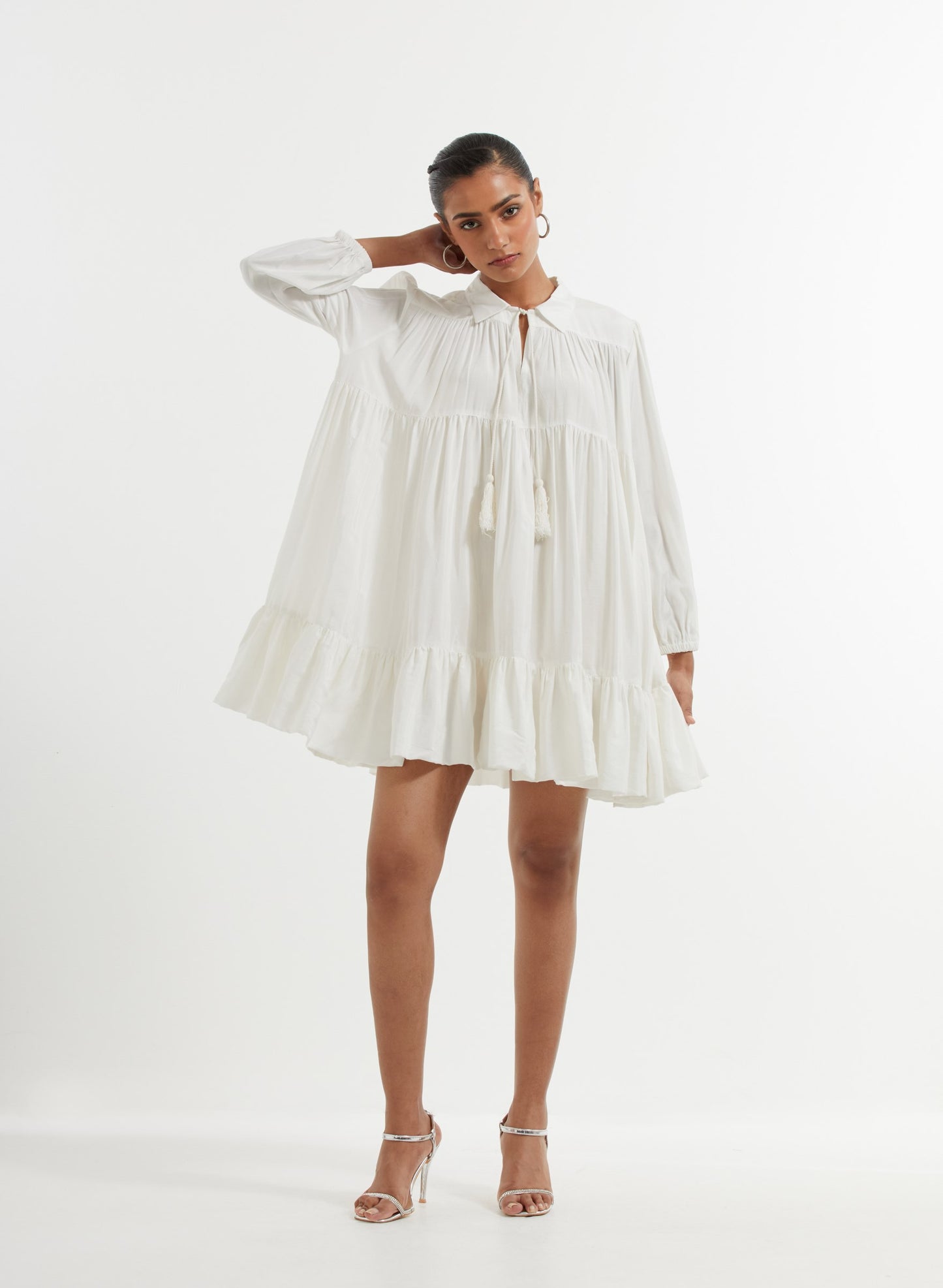White Coral Dress
