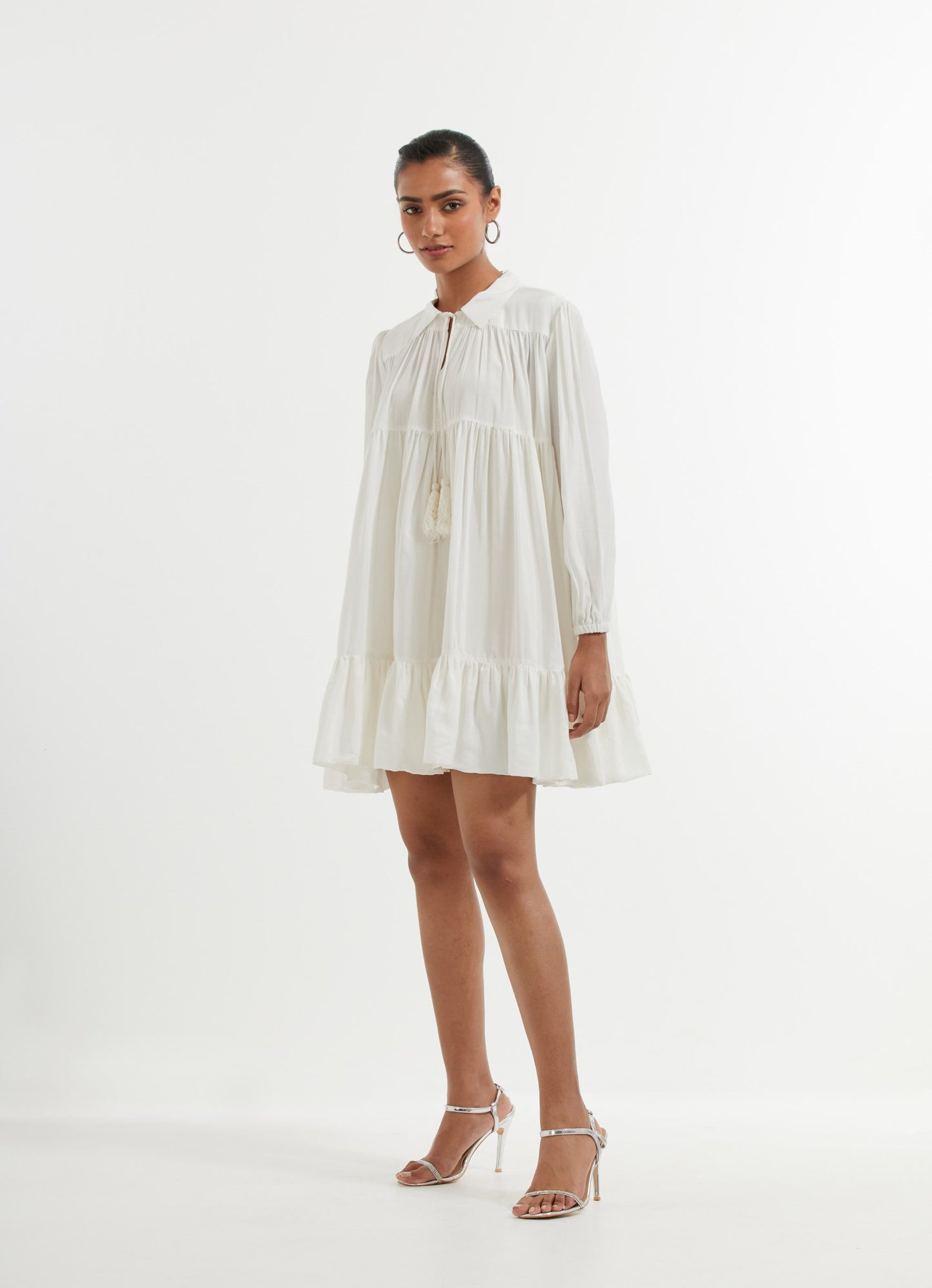 White Coral Dress