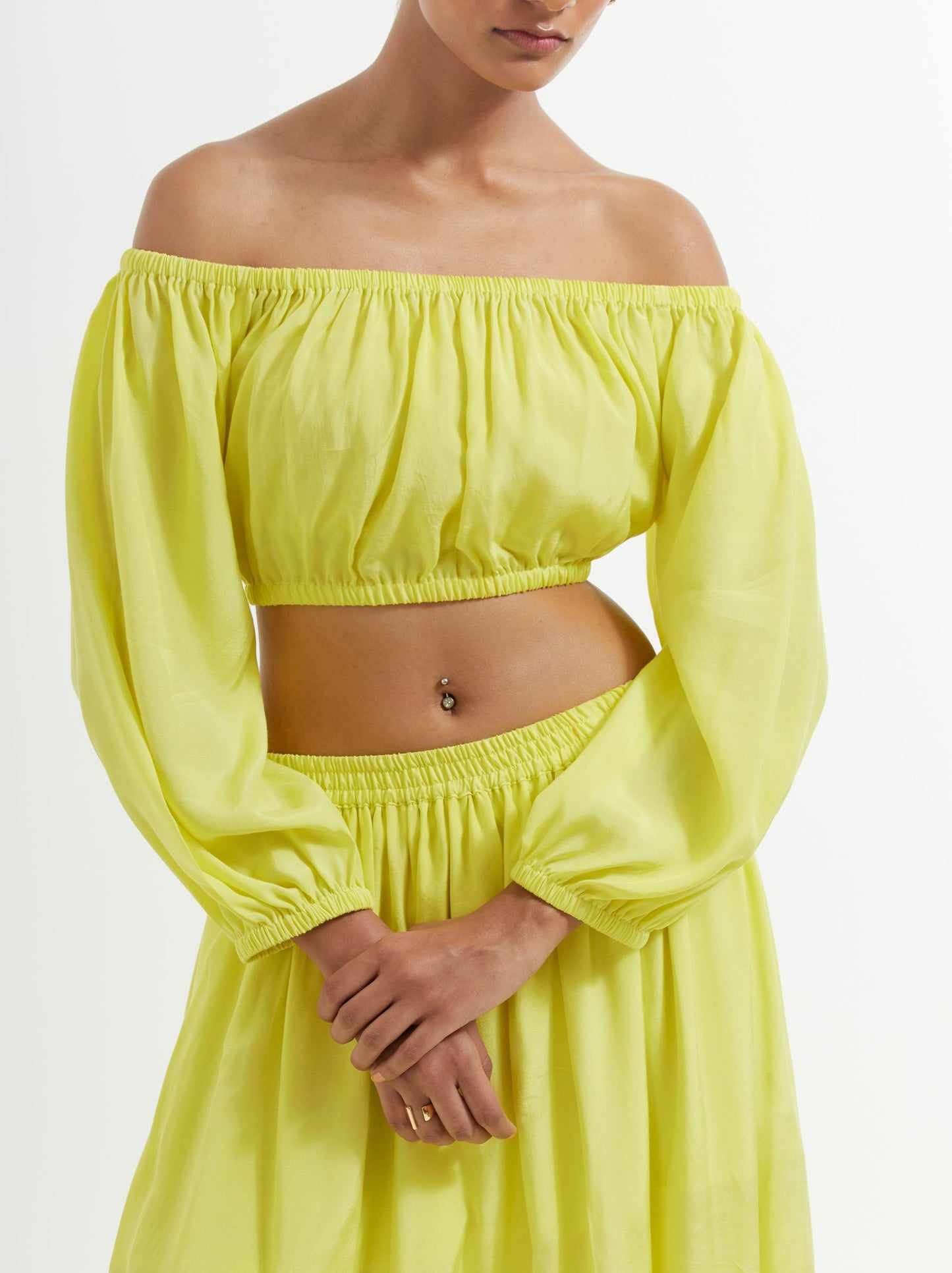 Yellow Abel Co-Ord Set