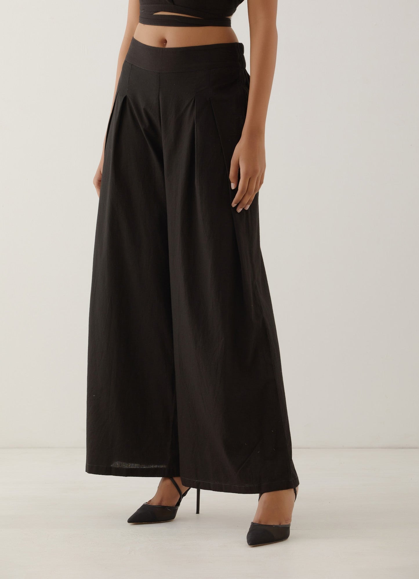 Black Cotton Pant - The Indian Cause