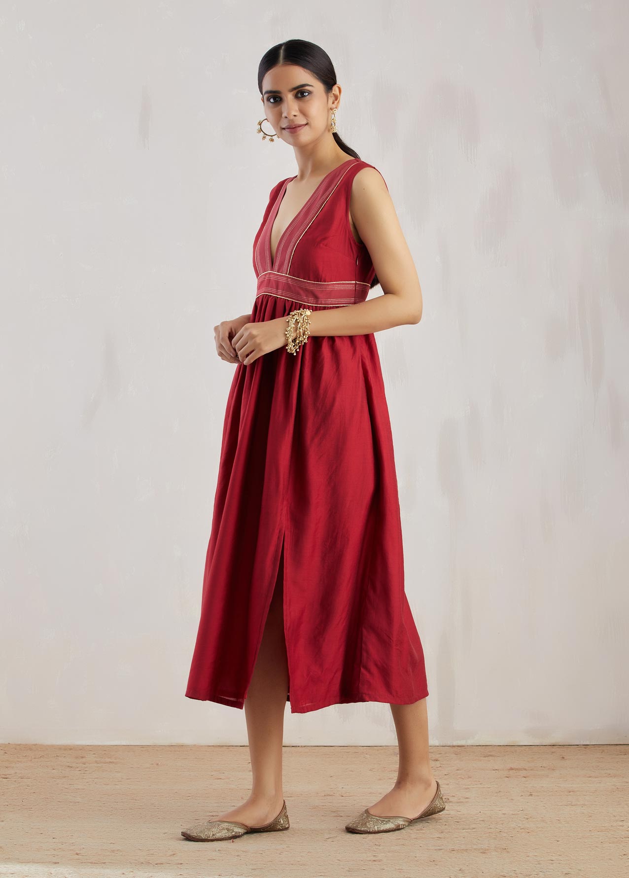 Red Sirgus Dress - The Indian Cause