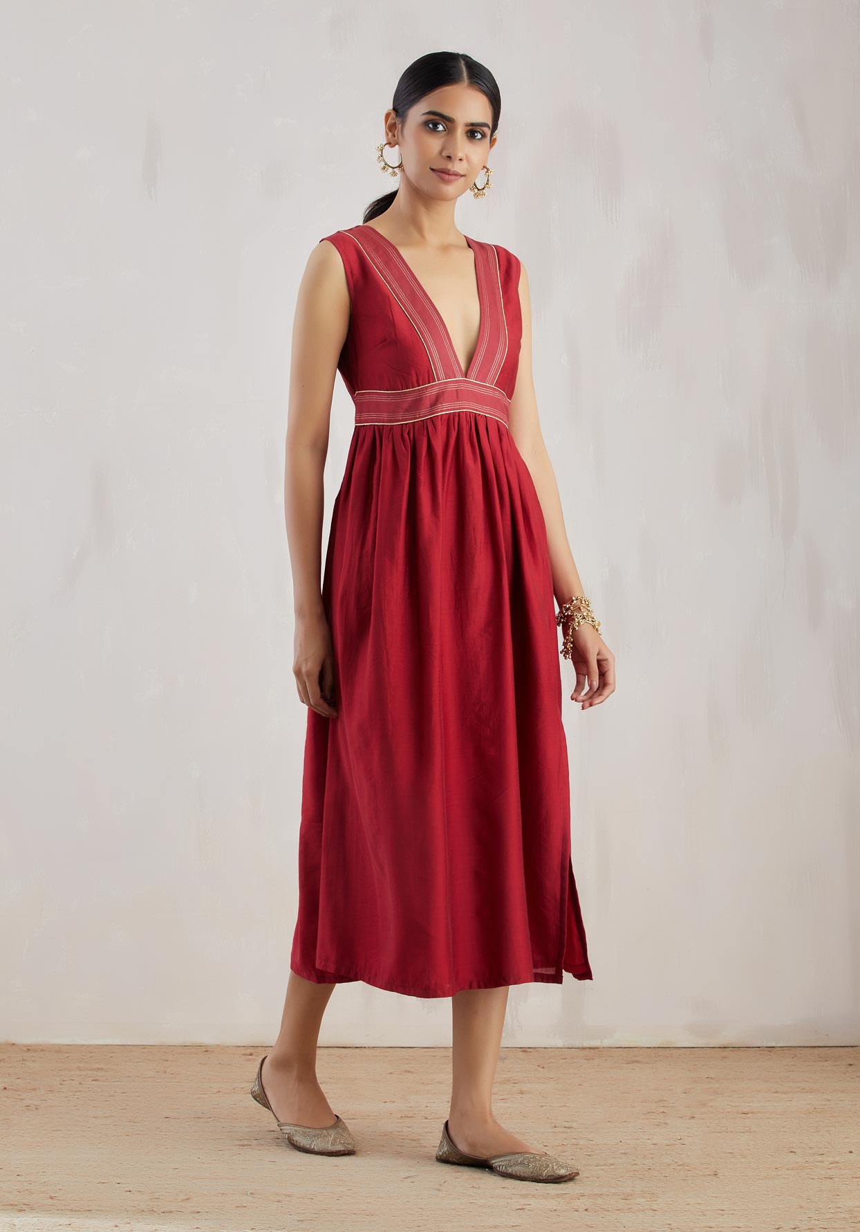 Red Sirgus Dress - The Indian Cause