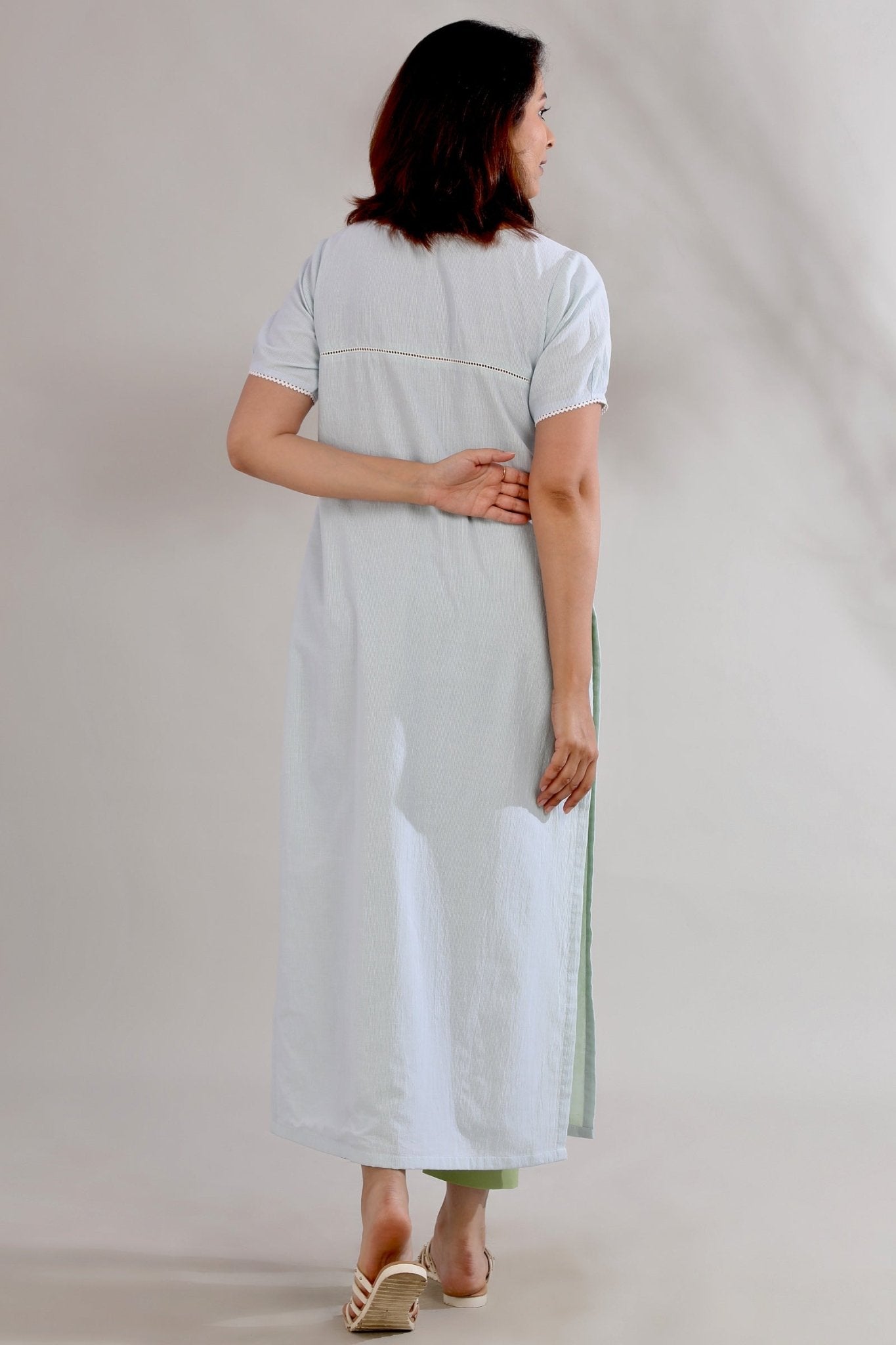 Heidi Blue Kurta - The Indian Cause