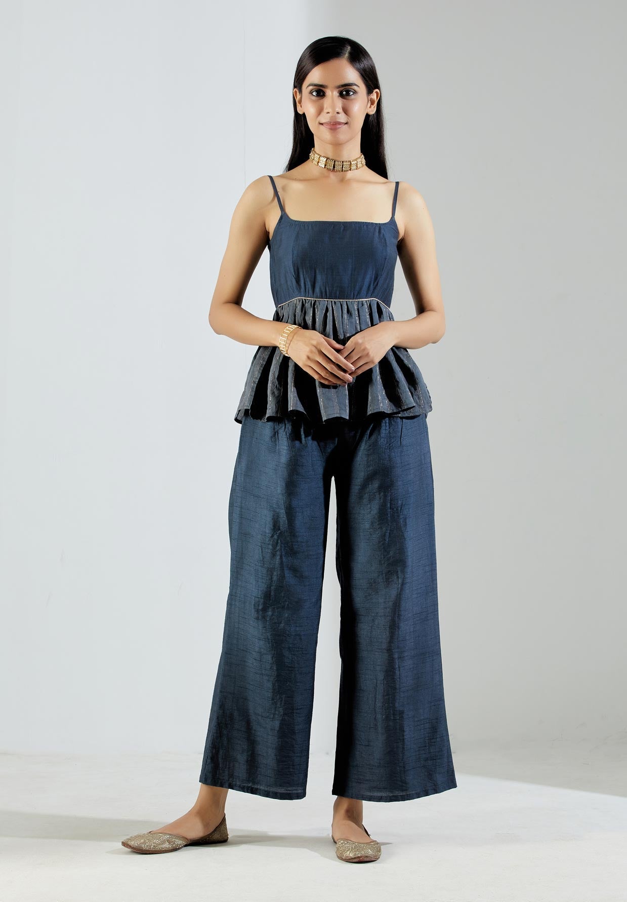 Grey Rigel Co-ord Set - The Indian Cause