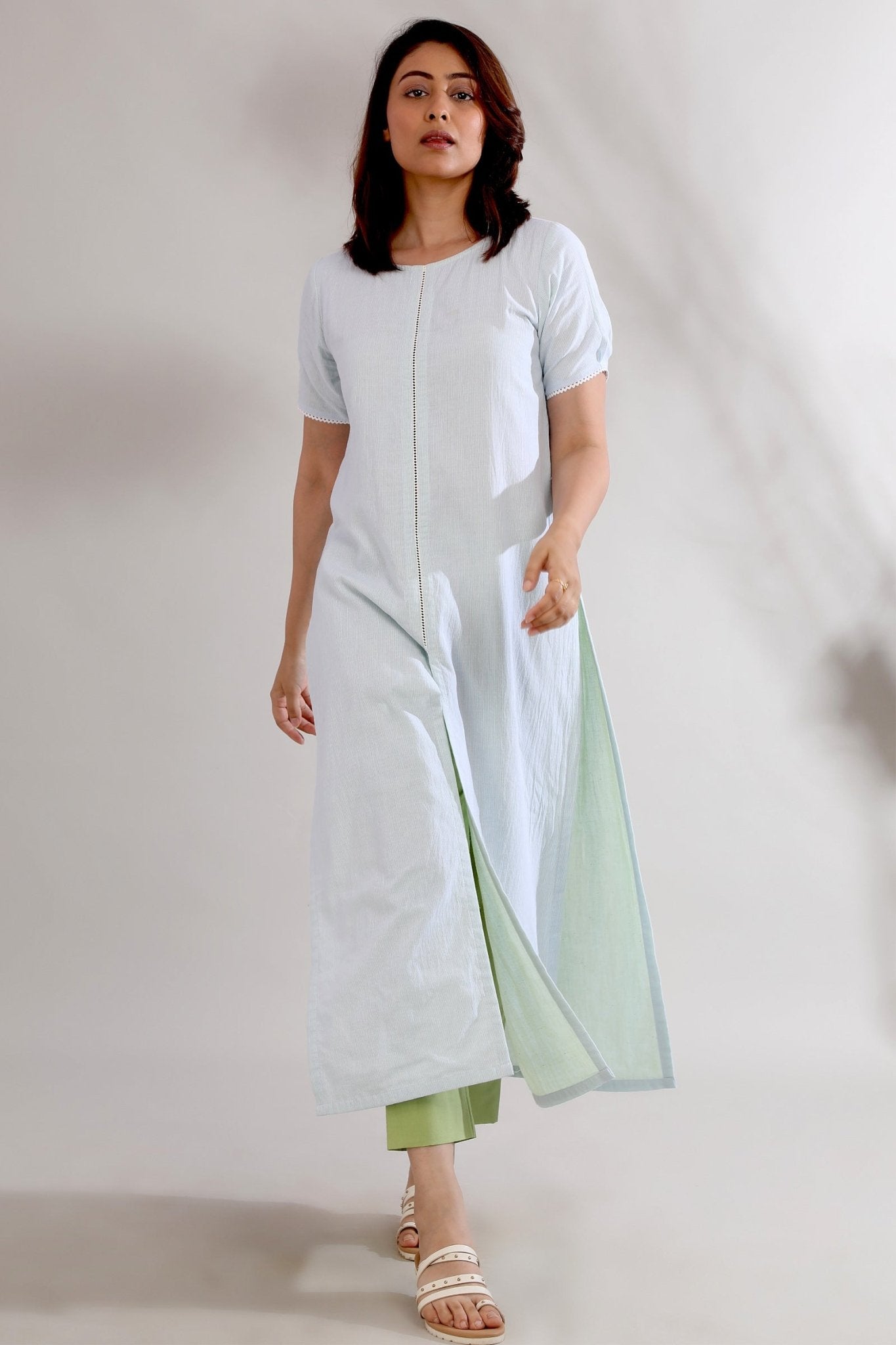 Heidi Blue Kurta - The Indian Cause
