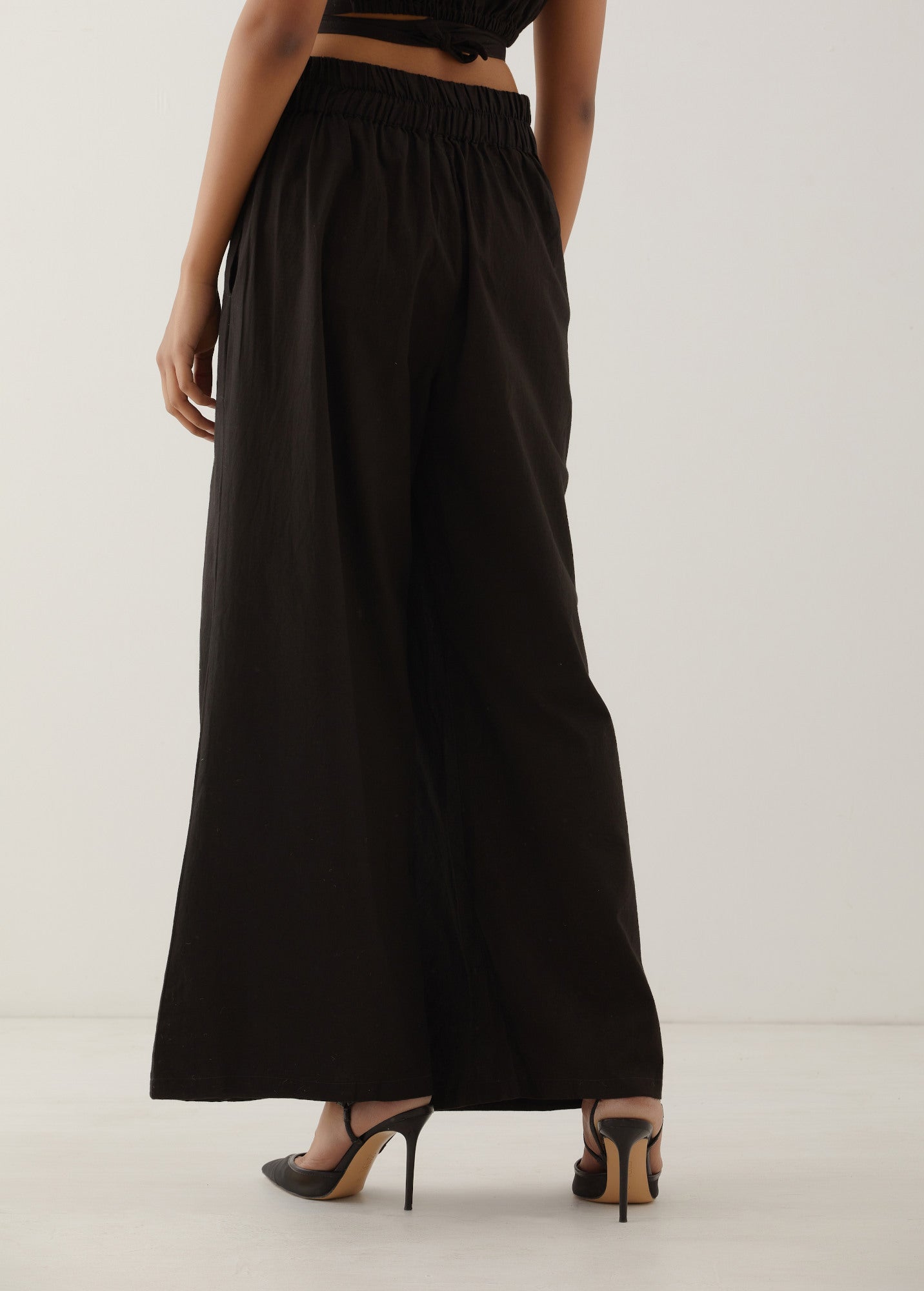 Black Cotton Pant - The Indian Cause