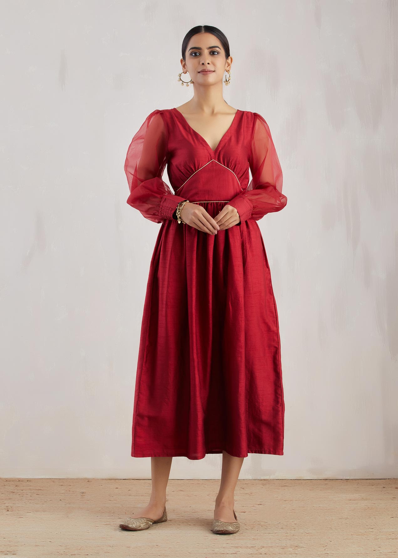 Red Electra Dress - The Indian Cause