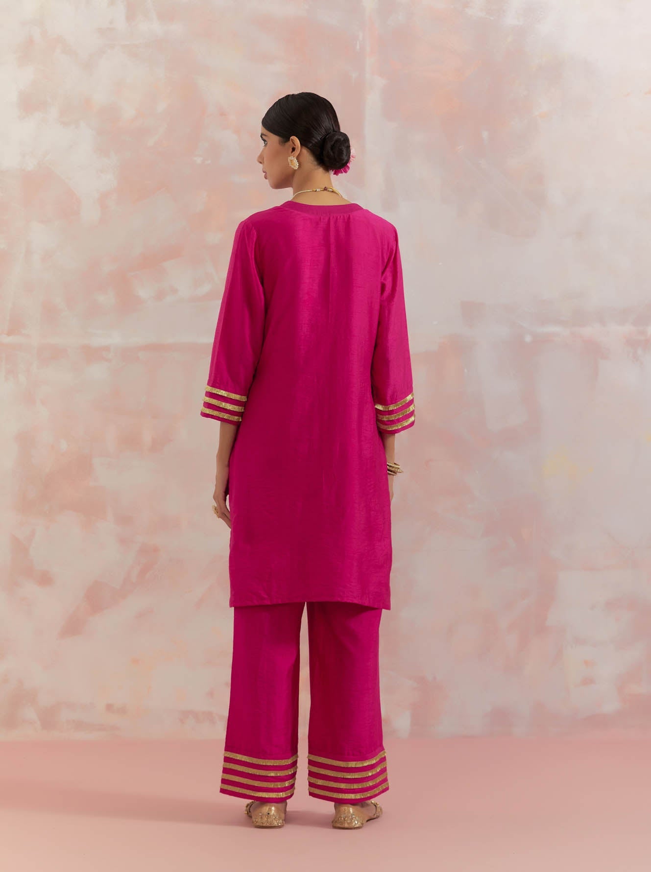 Pink Kali Short Kurta - The Indian Cause