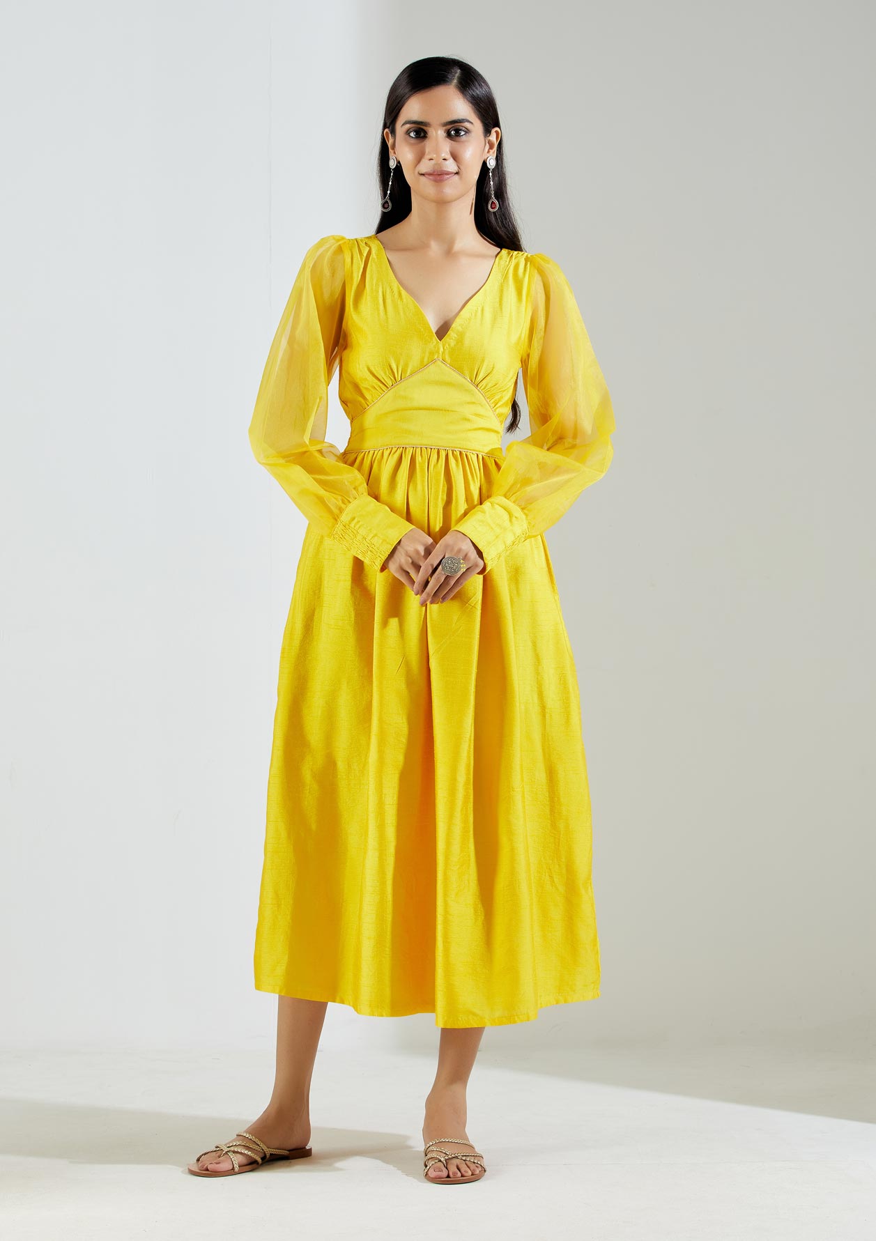 Yellow Electra Dress - The Indian Cause