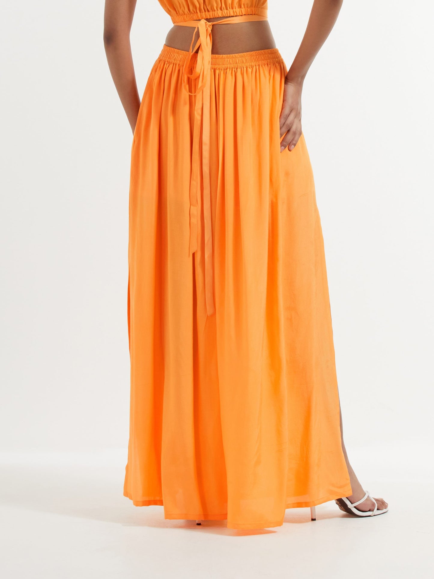 Orange Marae Skirt