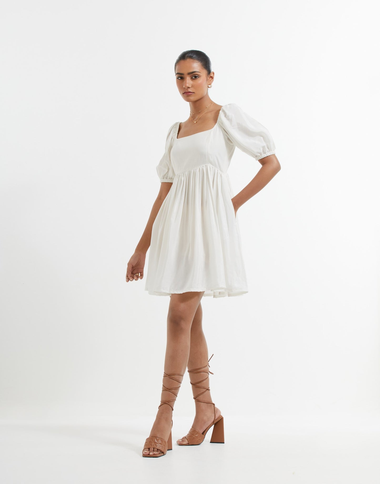White Moana Dress