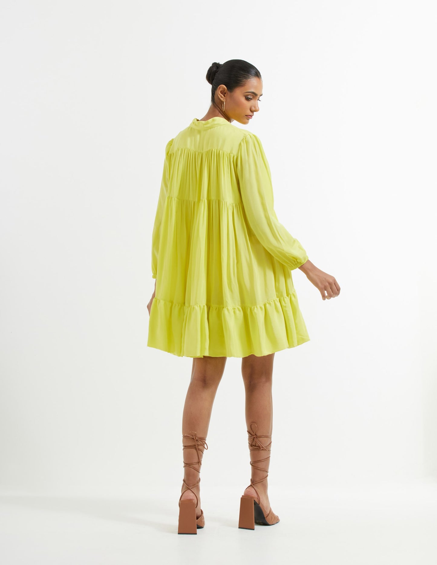 Yellow Coral Dress