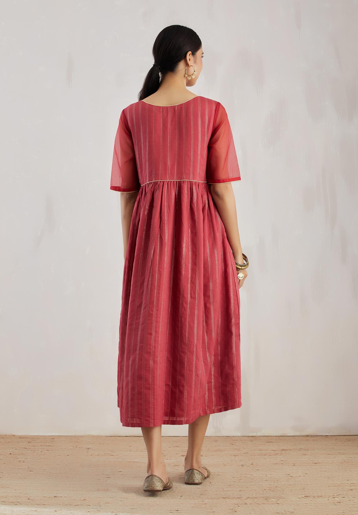 Red Meissa Dress - The Indian Cause