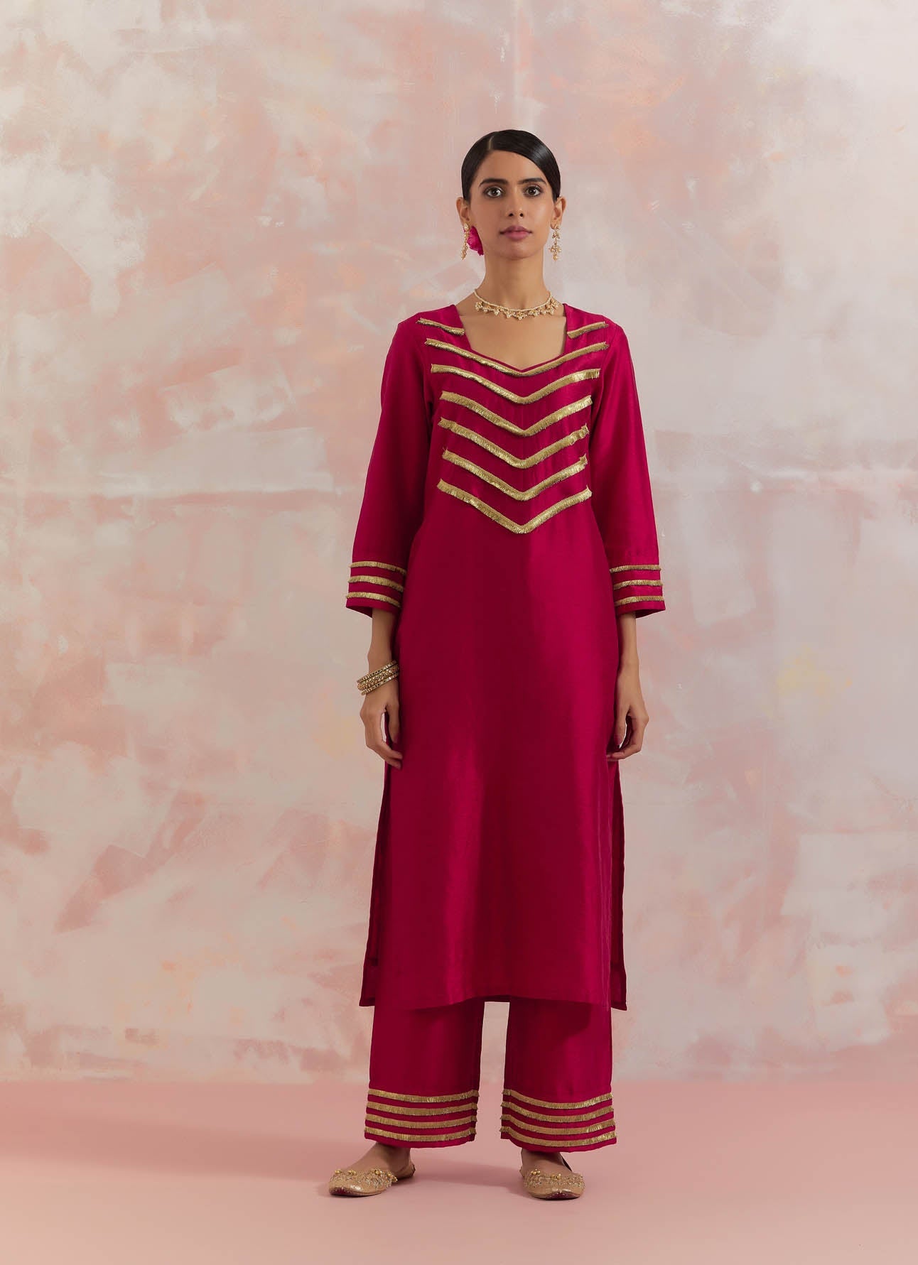 Red Rooh Kurta - The Indian Cause