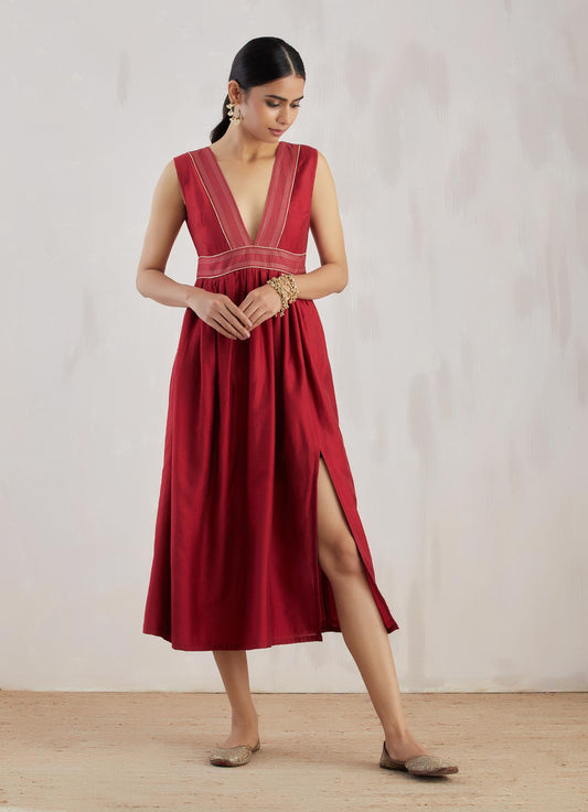 Red Sirgus Dress - The Indian Cause