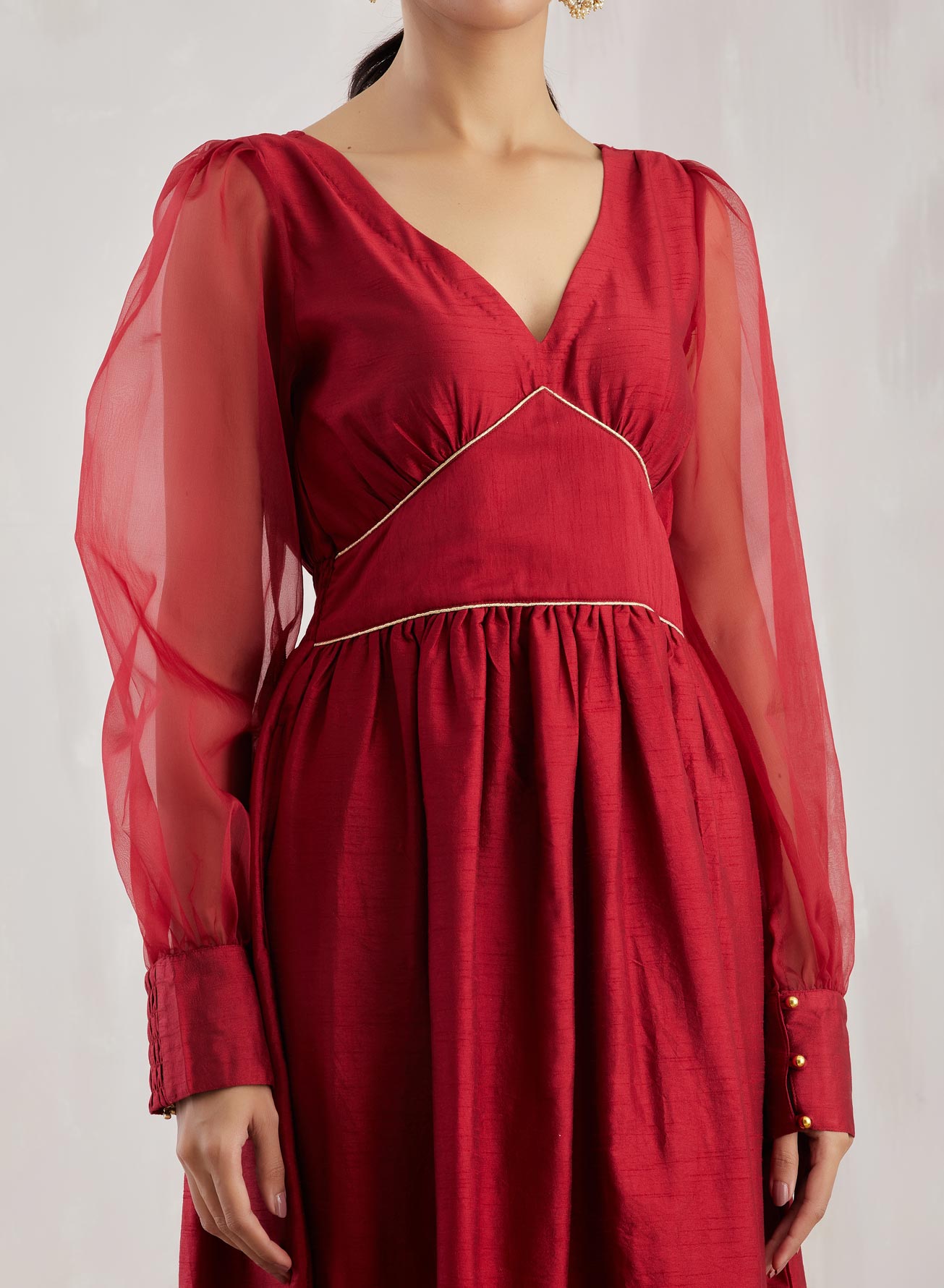 Red Electra Dress - The Indian Cause