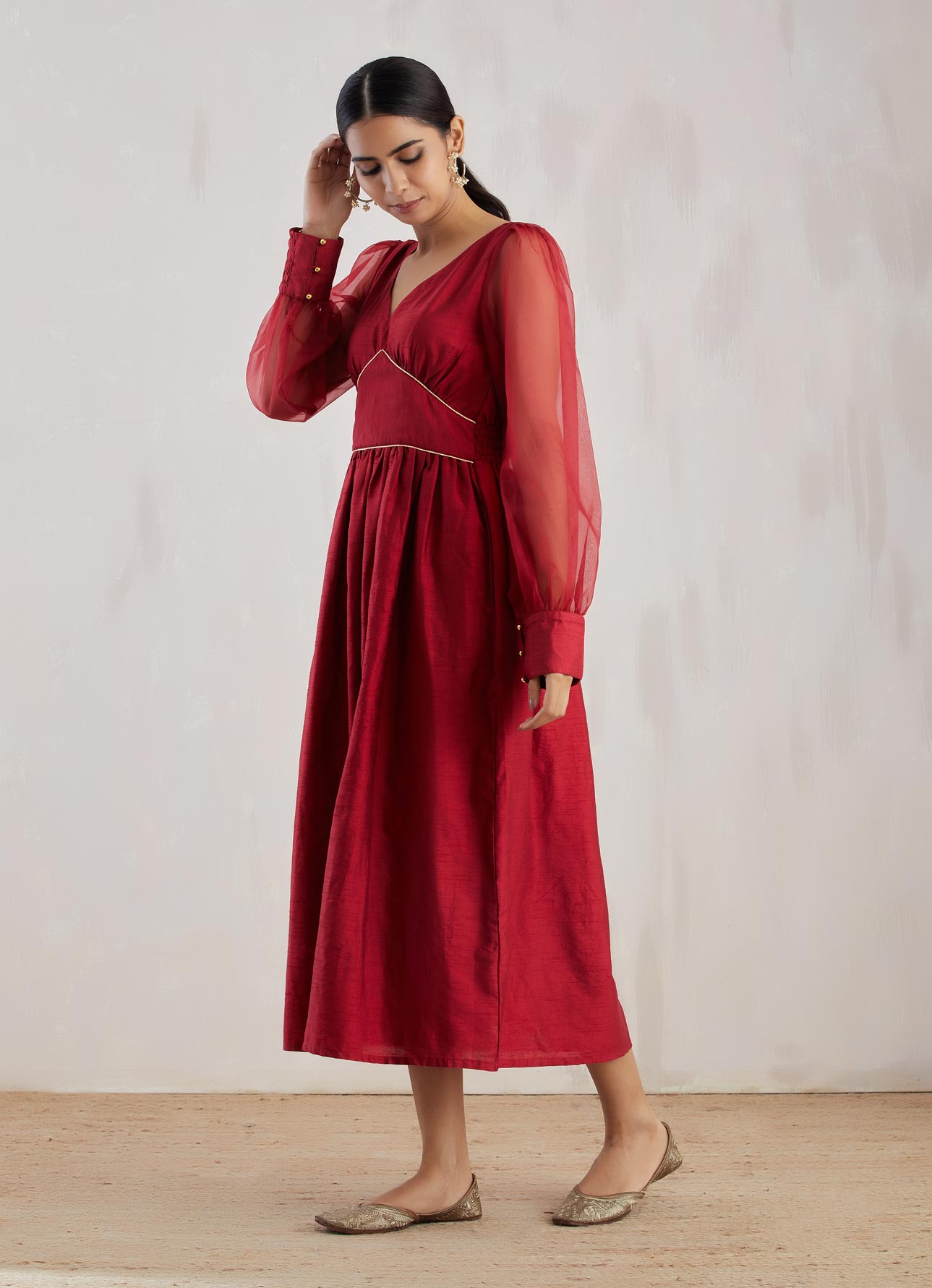 Red Electra Dress - The Indian Cause