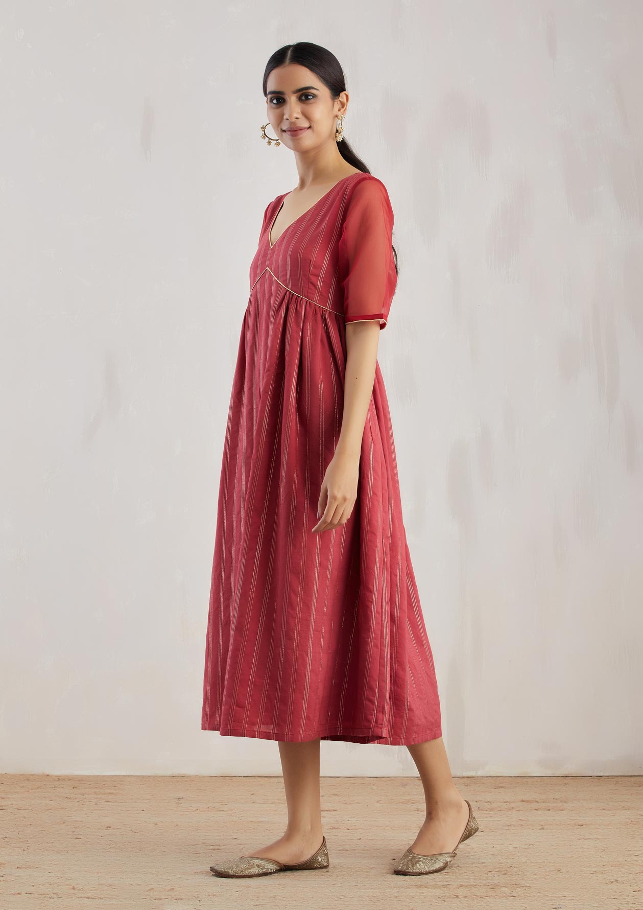 Red Meissa Dress - The Indian Cause