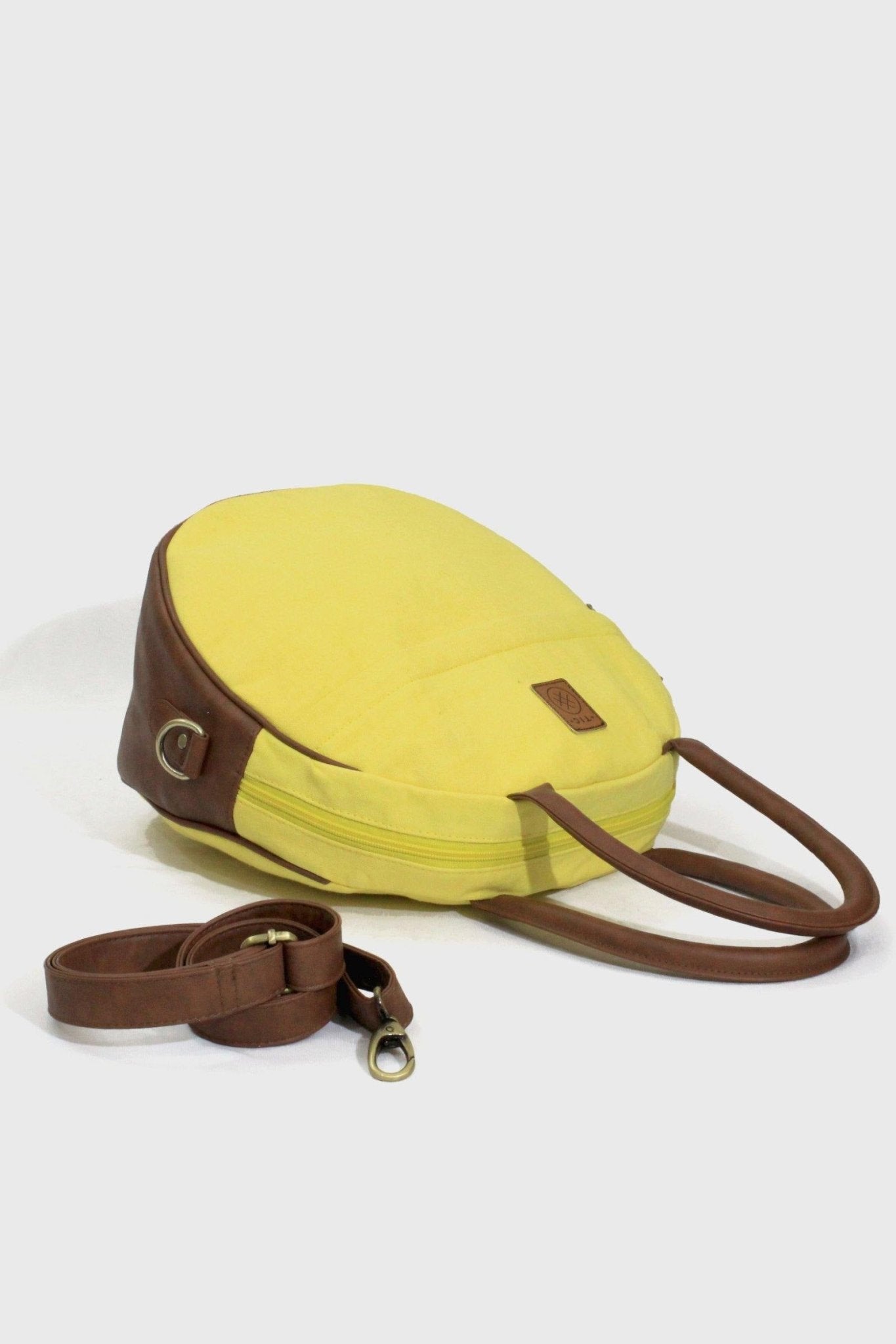 Kataan Round Yellow Handbag - The Indian Cause