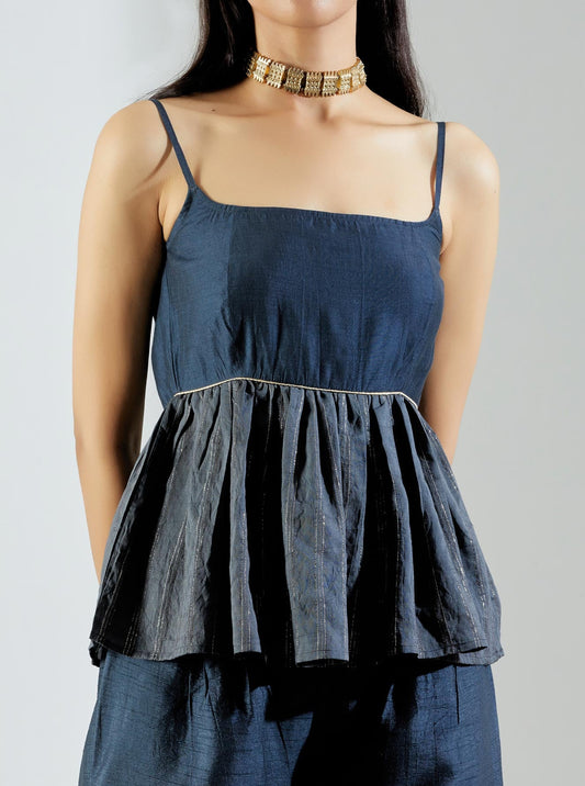 Grey Rigel Top - The Indian Cause